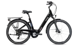 City bike Lombardo Trastevere con telaio a scavalco basso ed equipaggiamento da città